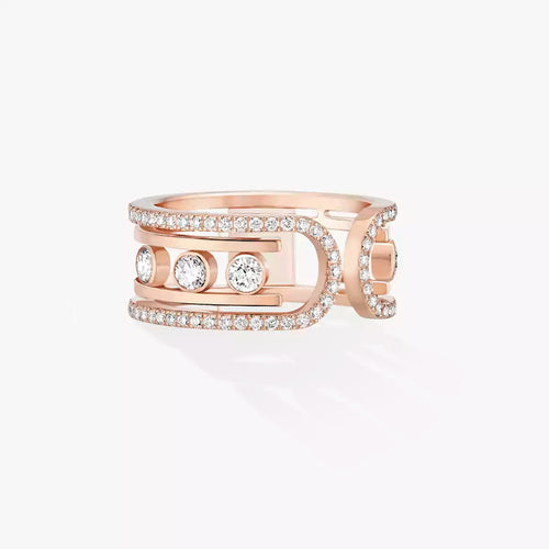[Sophire Jewelry]Move 10th Diamond Ring in Gold
