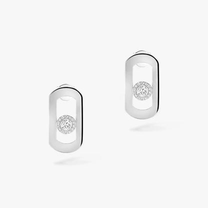 [Sophire Jewelry]So Move Diamond Earrings in Yellow Gold
