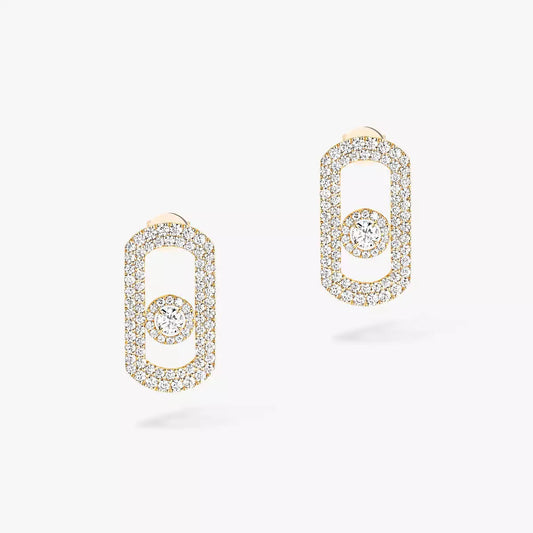 [Sophire]SO MOVE PAVÉ DIAMOND EARRINGS