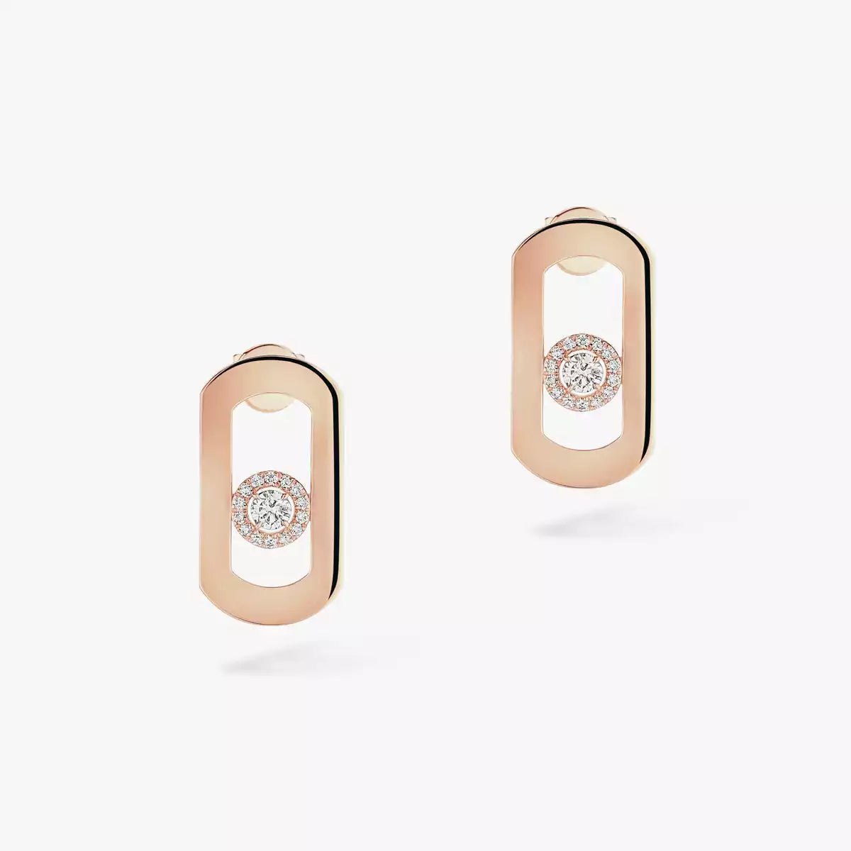 [Sophire Jewelry]So Move Diamond Earrings in Yellow Gold