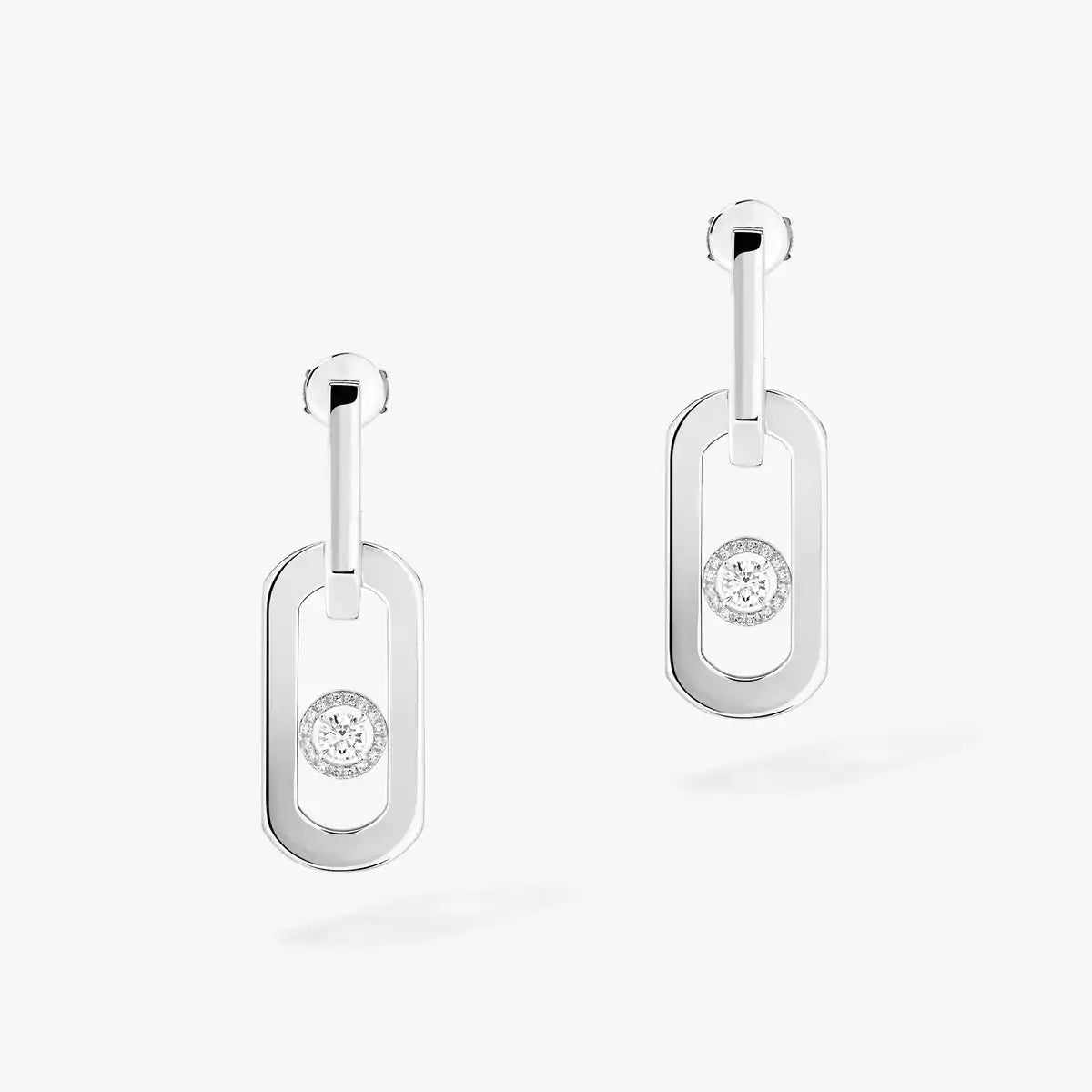 [Sophire Jewelry]So Move XL Diamond Pendant Earrings