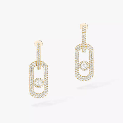 [Sophire Jewelry]So Move XL Pave_-Set Diamond Pendant Earrings