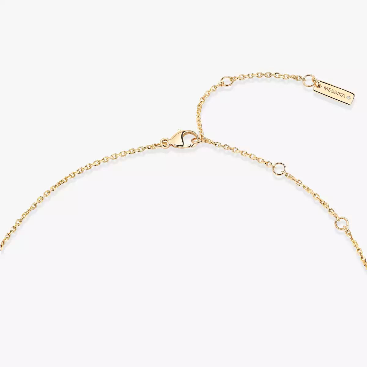 [Sophire Jewelry]Lucky Eye Diamond Necklace in Rose Gold and Turquoise