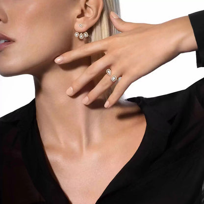 [Sophire Jewelry] My Twin Trio  Diamond Earrings