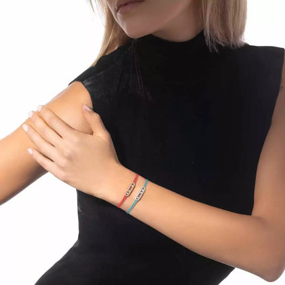 [Sophire Jewelry]Messika Care(s) pink cord pavé bracelet
