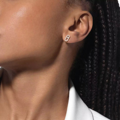 [Sophire Jewelry]Move Uno Diamond Earrings