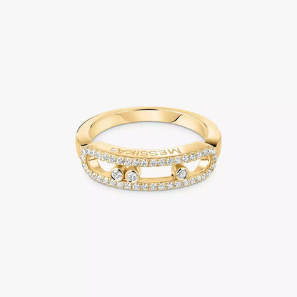 [Sophire Jewelry] Baby Move Gold Diamond Pave_ Ring