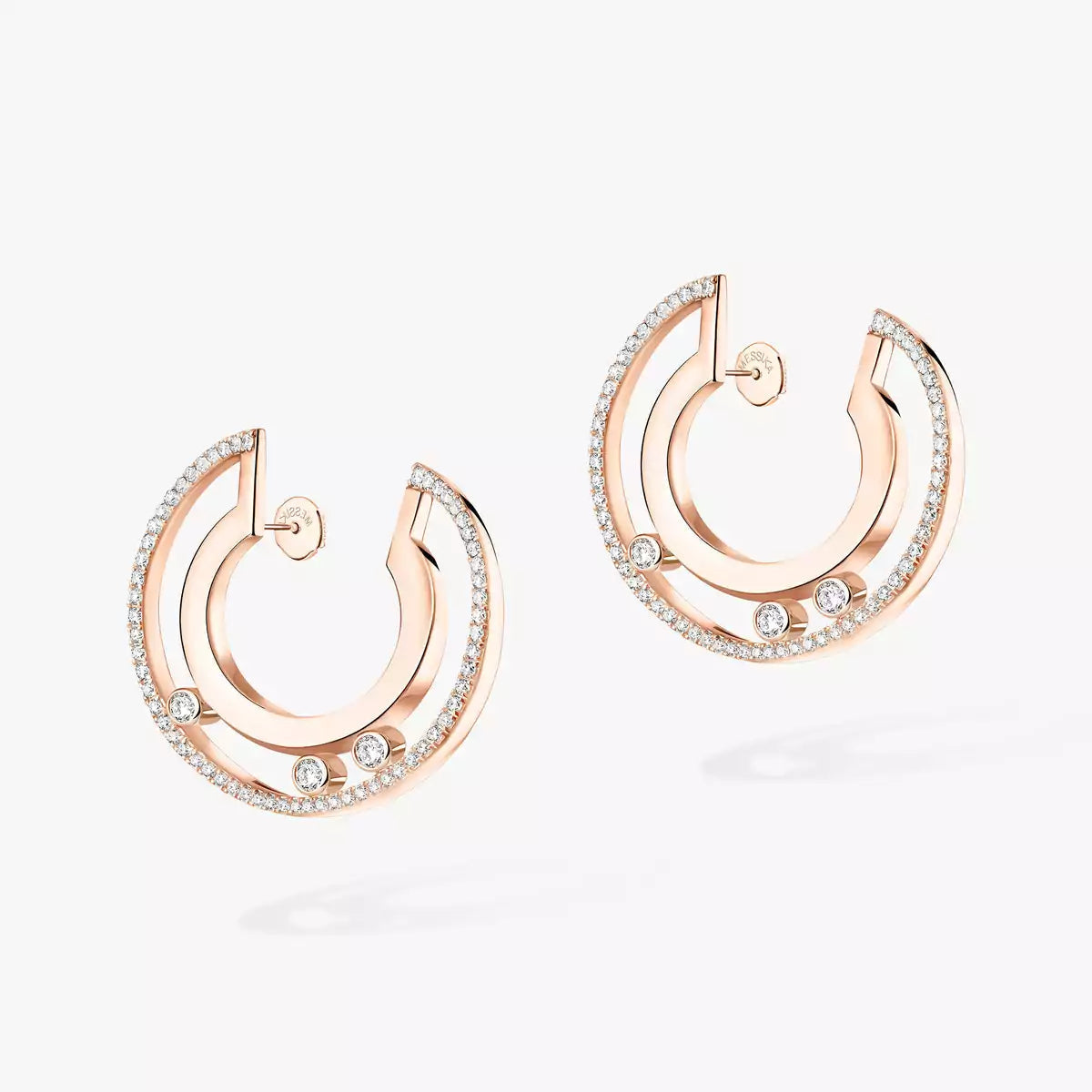 [Sophire Jewelry] Move Romane Small Diamond Hoop Earrings