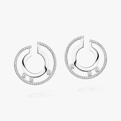 [Sophire Jewelry] Move Romane Small Diamond Hoop Earrings