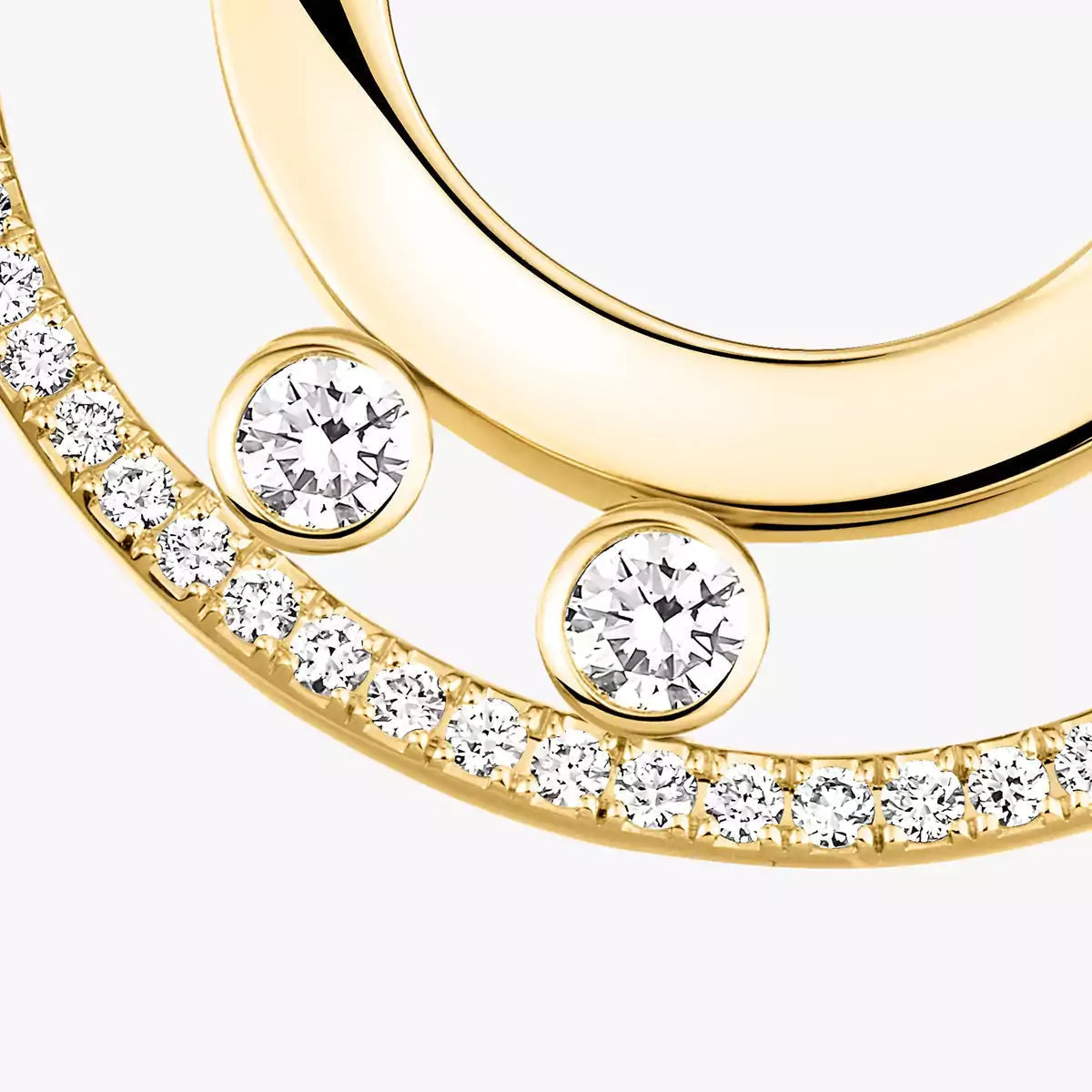 [Sophire Jewelry] Move Romane Small Diamond Hoop Earrings