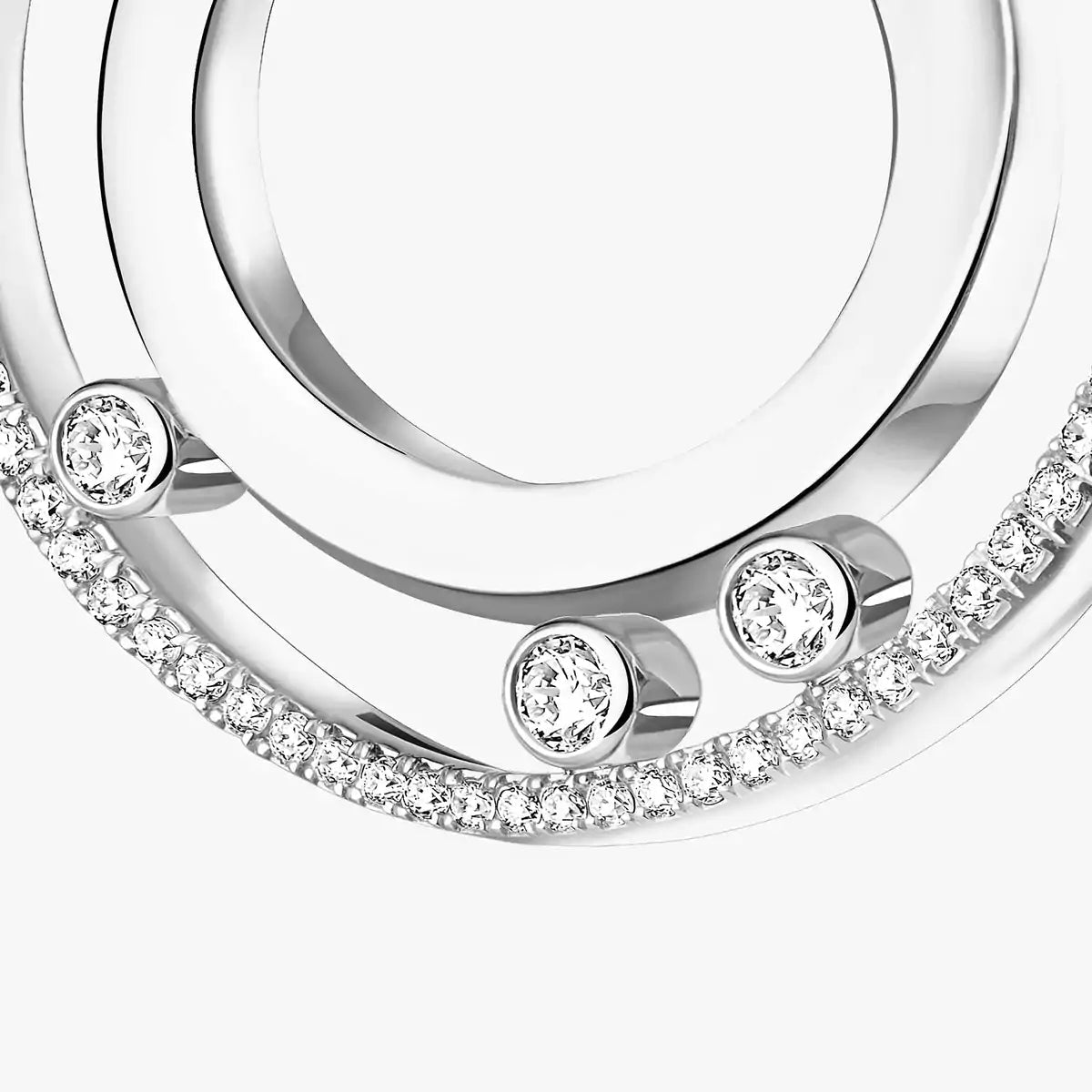 [Sophire Jewelry] Move Romane Small Diamond Hoop Earrings