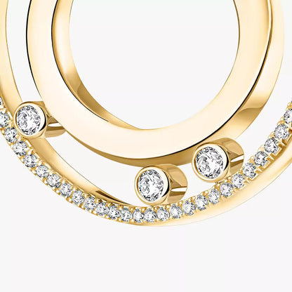 [Sophire Jewelry] Move Romane Small Diamond Hoop Earrings