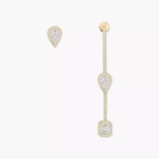 [Sophire]MY TWIN DIAMOND DROP EARRINGS
