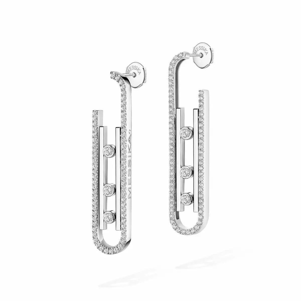 [Sophire Jewelry]Diamond Pendant Earrings Move 10Th