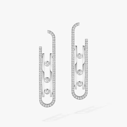 [Sophire Jewelry]Diamond Pendant Earrings Move 10Th