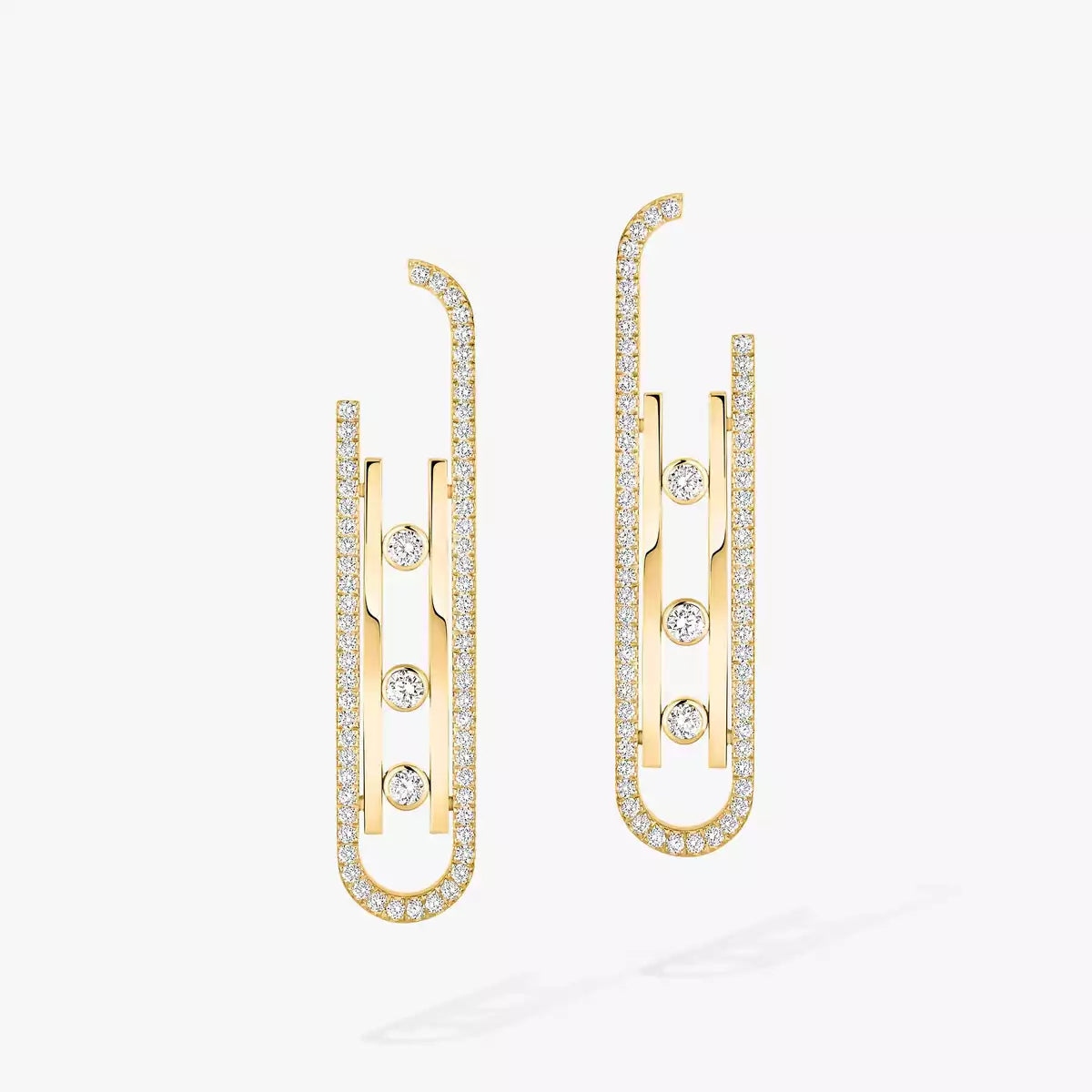 [Sophire Jewelry]Diamond Pendant Earrings Move 10Th