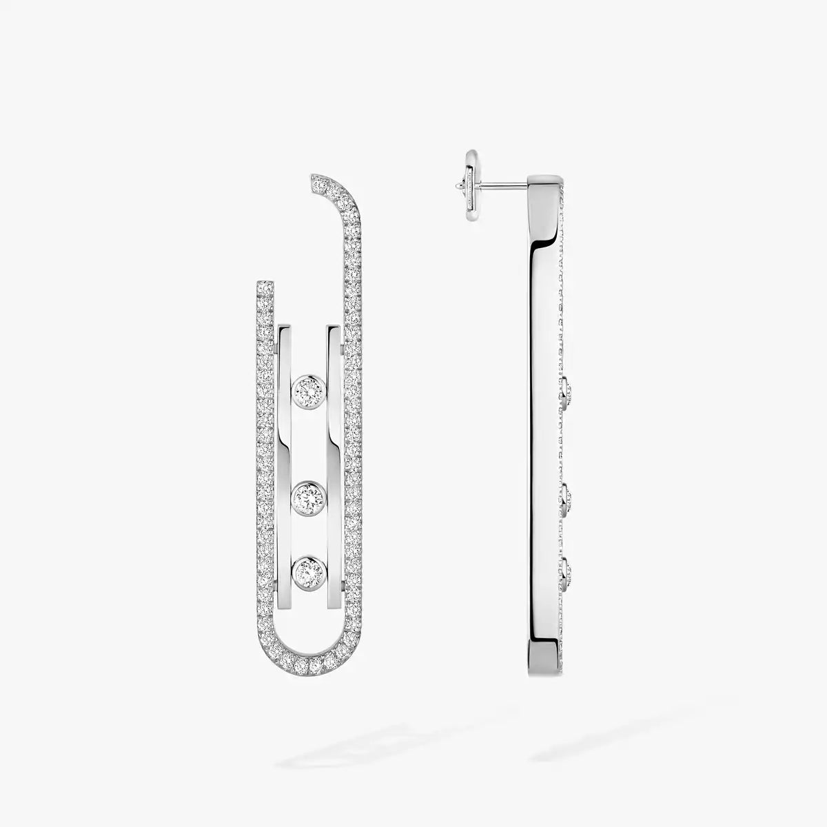 [Sophire Jewelry]Diamond Pendant Earrings Move 10Th