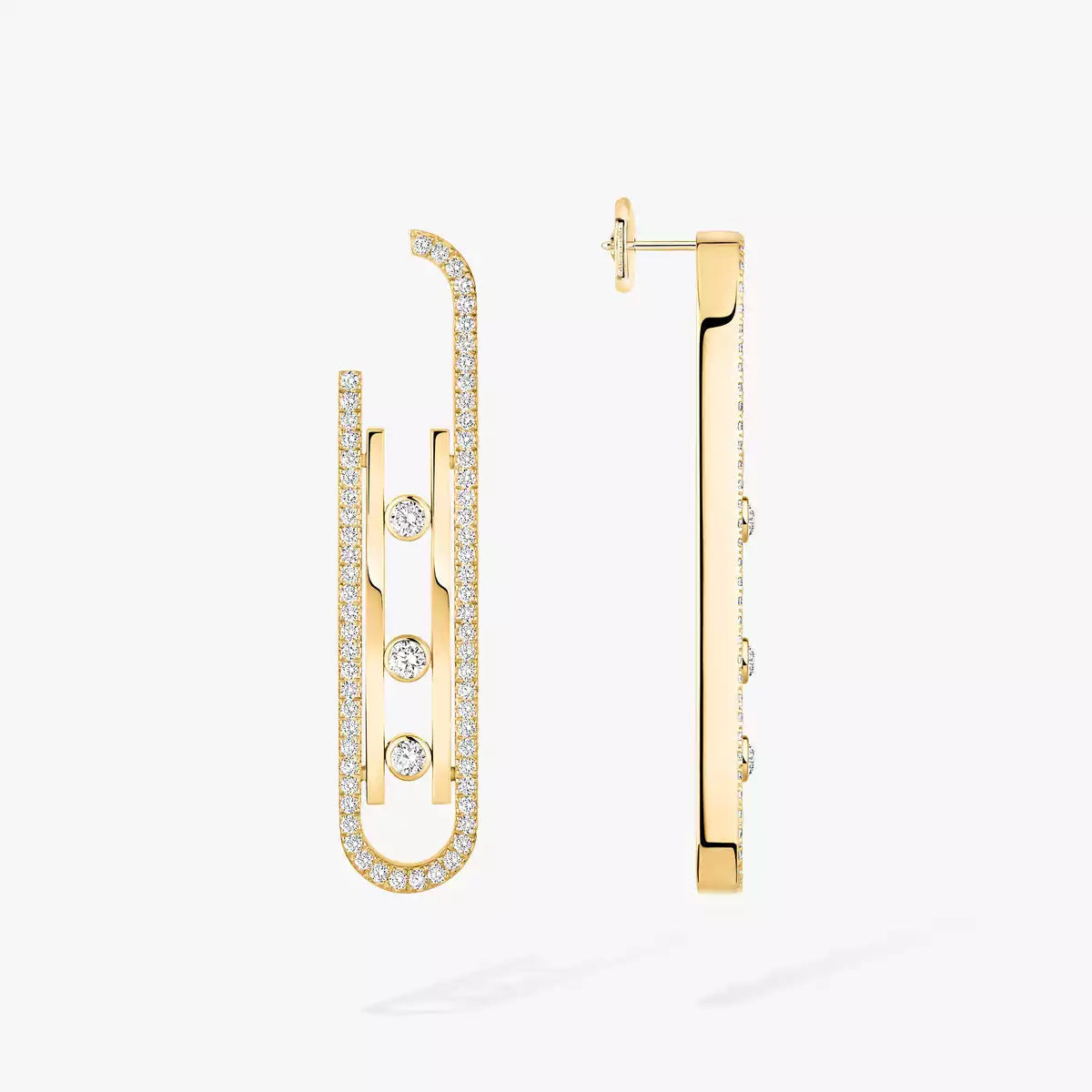 [Sophire Jewelry]Diamond Pendant Earrings Move 10Th