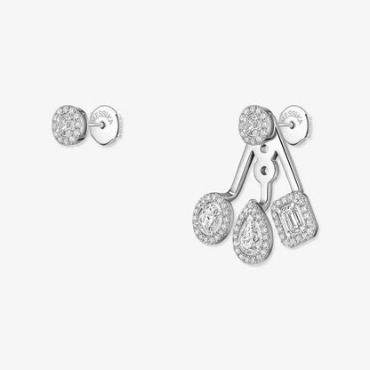 [Sophire Jewelry] My Twin Trio  Diamond Earrings