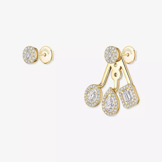 [Sophire]MY TWIN TRIO DIAMOND EARRINGS