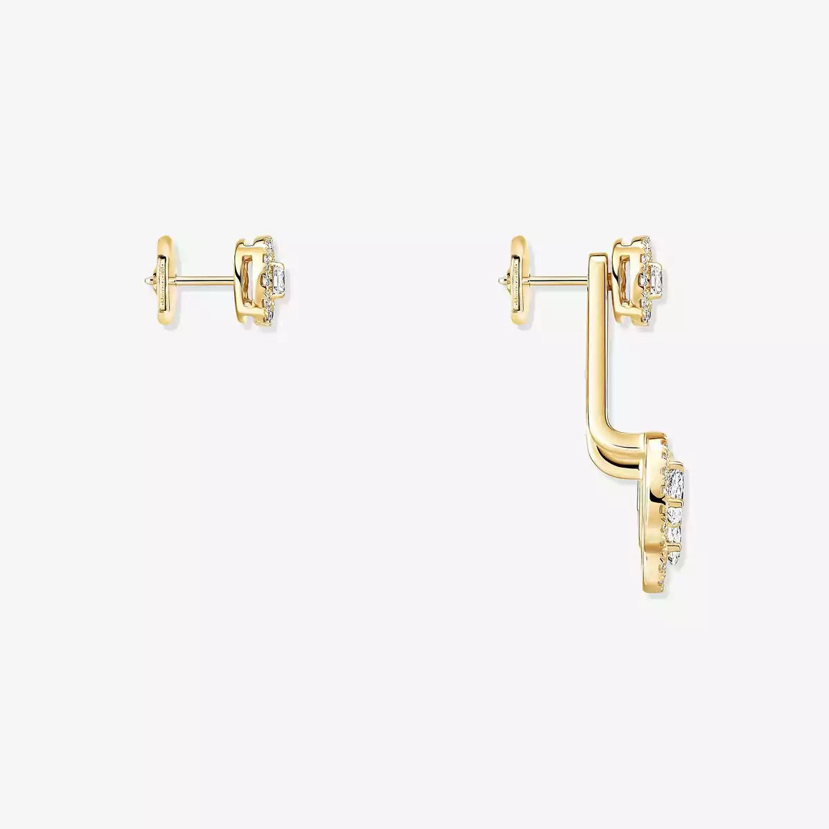 [Sophire Jewelry] My Twin Trio  Diamond Earrings