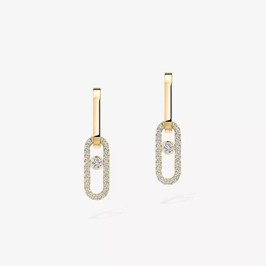 [Sophire]MOVE LINK KINETIC DIAMOND EARRINGS
