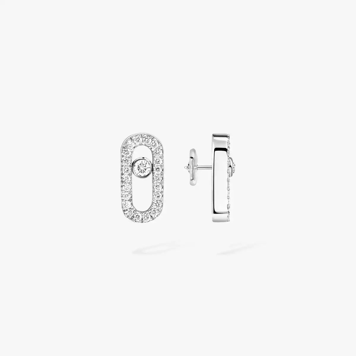 [Sophire Jewelry]Move Uno Diamond Earrings