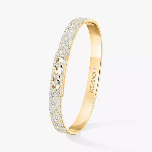 [Sophire Jewelry]Move Noa Full Pavé Diamond Bangle Bracelet