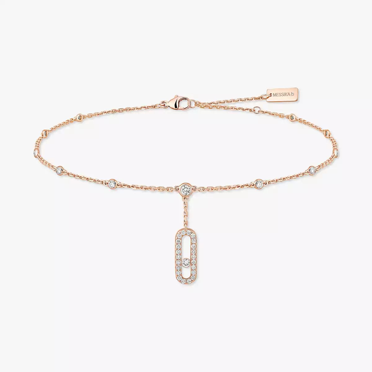 [Sophire Jewelry] Move Uno pavé ankle bracelet