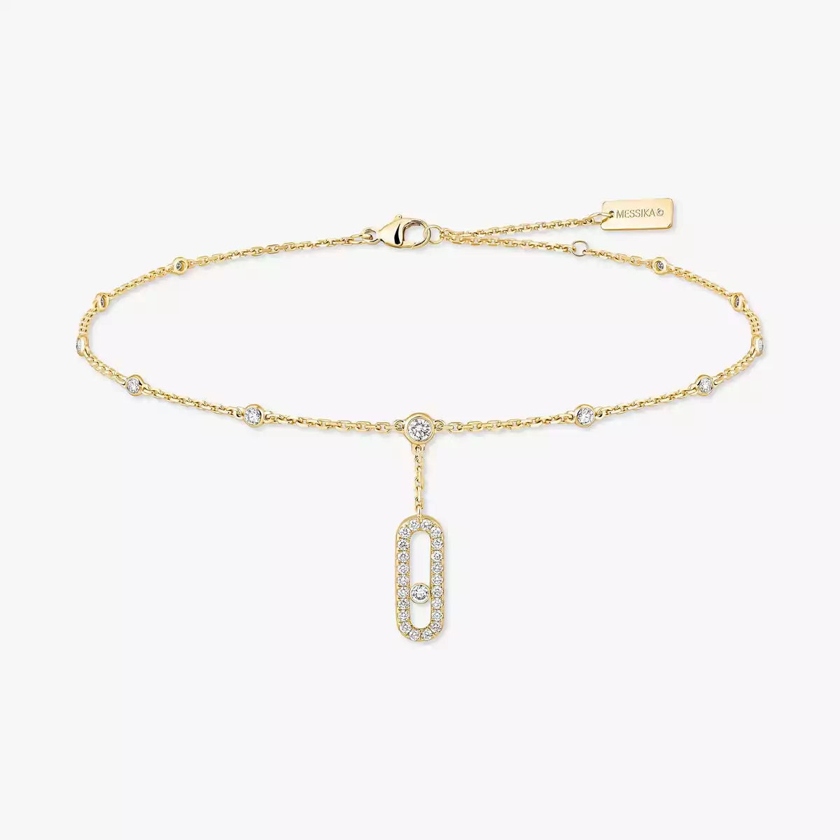 [Sophire Jewelry] Move Uno pavé ankle bracelet