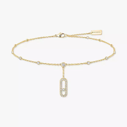 [Sophire Jewelry] Move Uno pavé ankle bracelet