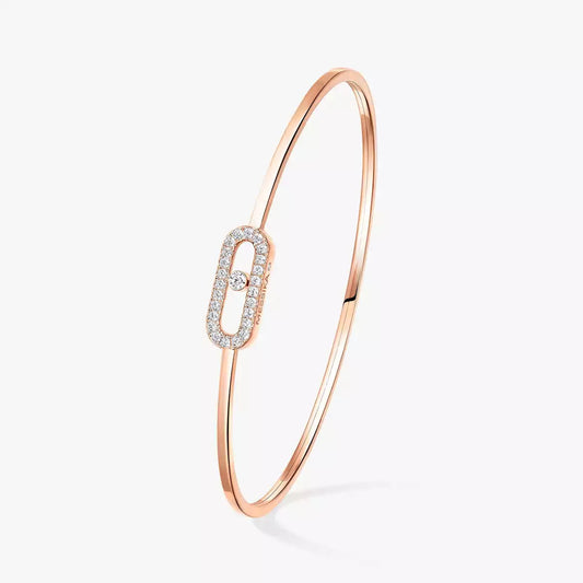 [Sophire]MOVE UNO PAVÉ FLEX BANGLE (MEDIUM)