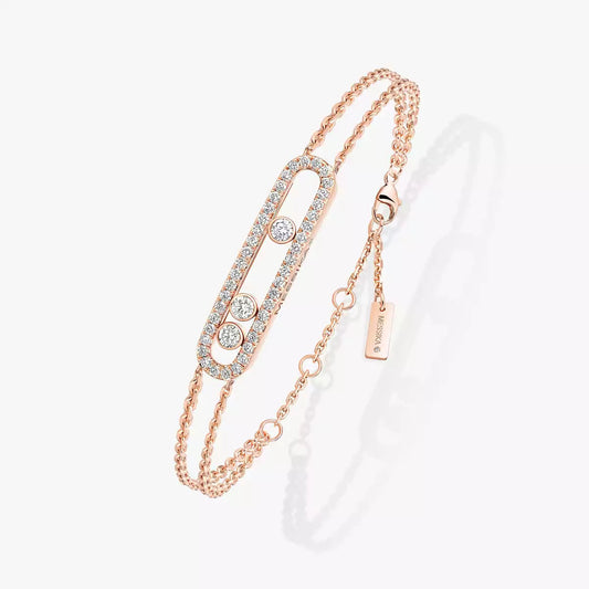 [Sophire]MOVE CLASSIQUE PAVÉ DIAMOND BRACELET