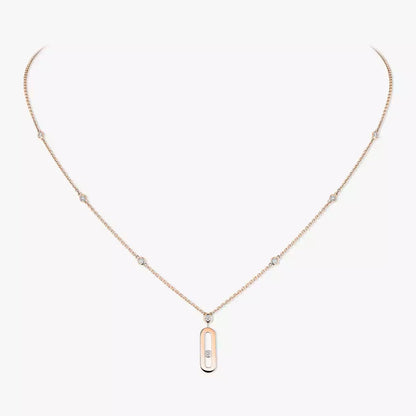 [Sophire Jewelry] Move Uno Gold Diamond Long Necklace