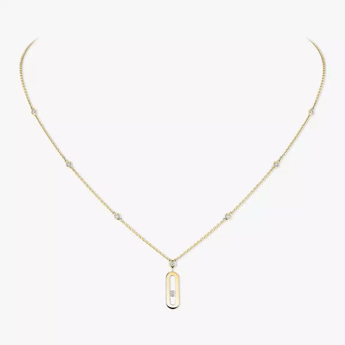 [Sophire Jewelry] Move Uno Gold Diamond Long Necklace