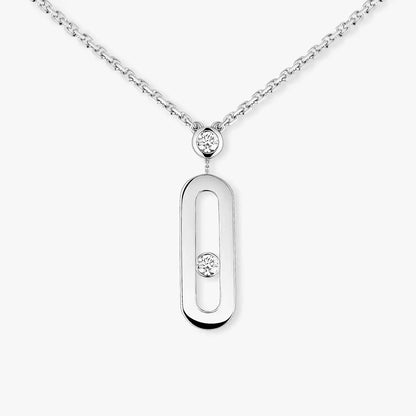 [Sophire Jewelry] Move Uno Gold Diamond Long Necklace