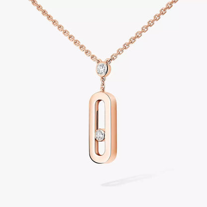 [Sophire Jewelry] Move Uno Gold Diamond Long Necklace