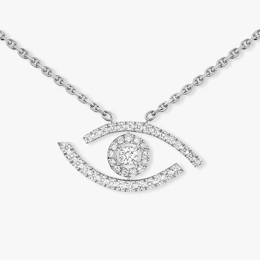 [Sophire]PAVÉ DIAMOND LUCKY EYE NECKLACE