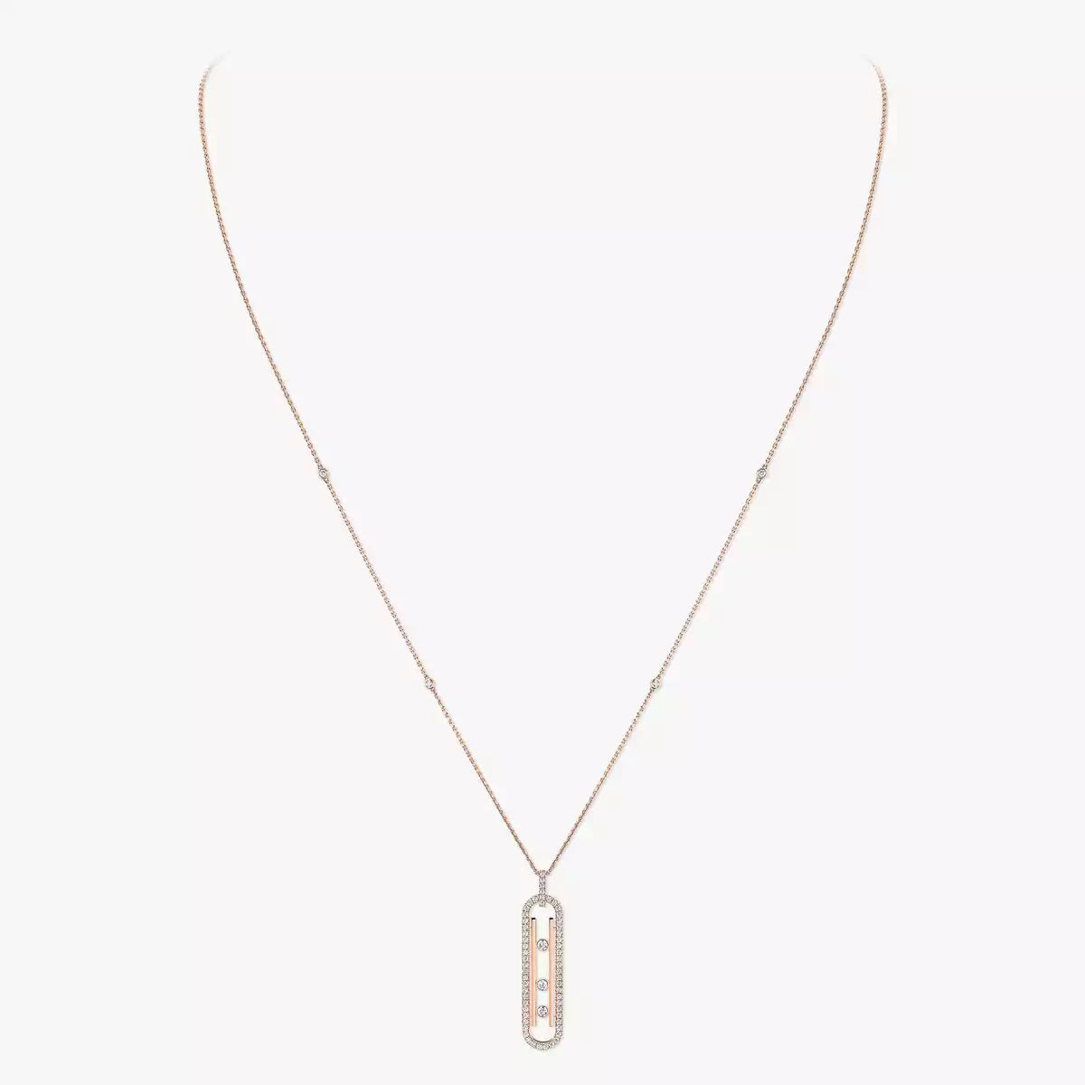 [Sophire Jewelry]Diamond Necklace Move 10Th