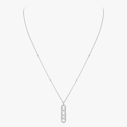 [Sophire Jewelry]Diamond Necklace Move 10Th
