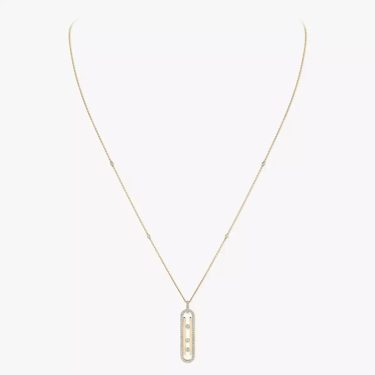 [Sophire Jewelry]Diamond Necklace Move 10Th