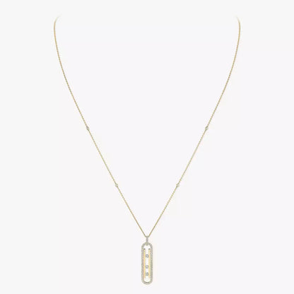 [Sophire Jewelry]Diamond Necklace Move 10Th