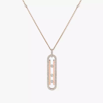 [Sophire Jewelry]Diamond Necklace Move 10Th
