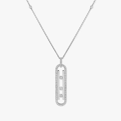 [Sophire Jewelry]Diamond Necklace Move 10Th
