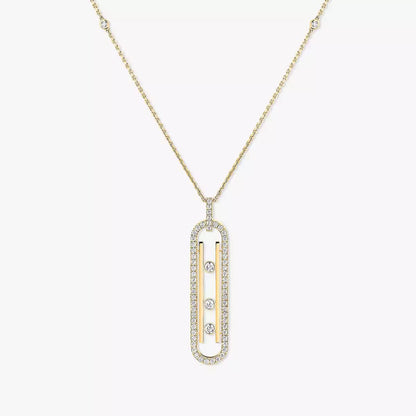 [Sophire Jewelry]Diamond Necklace Move 10Th