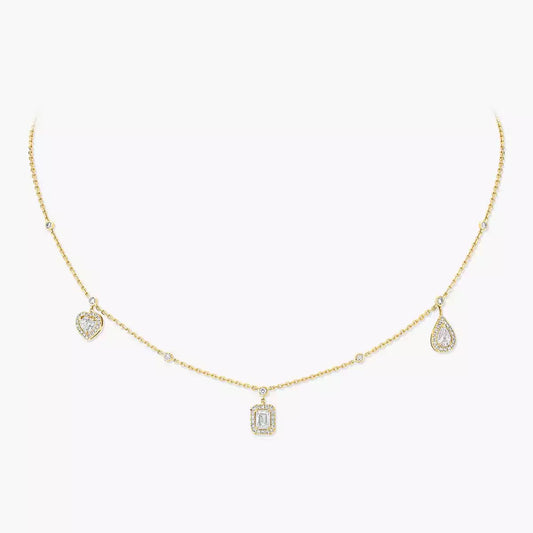 [Sophire]TRIFECTA CHARM NECKLACE