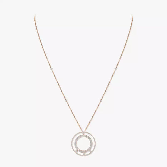 [Sophire]MOVE ROMANE LONG PAVÉ DIAMOND NECKLACE
