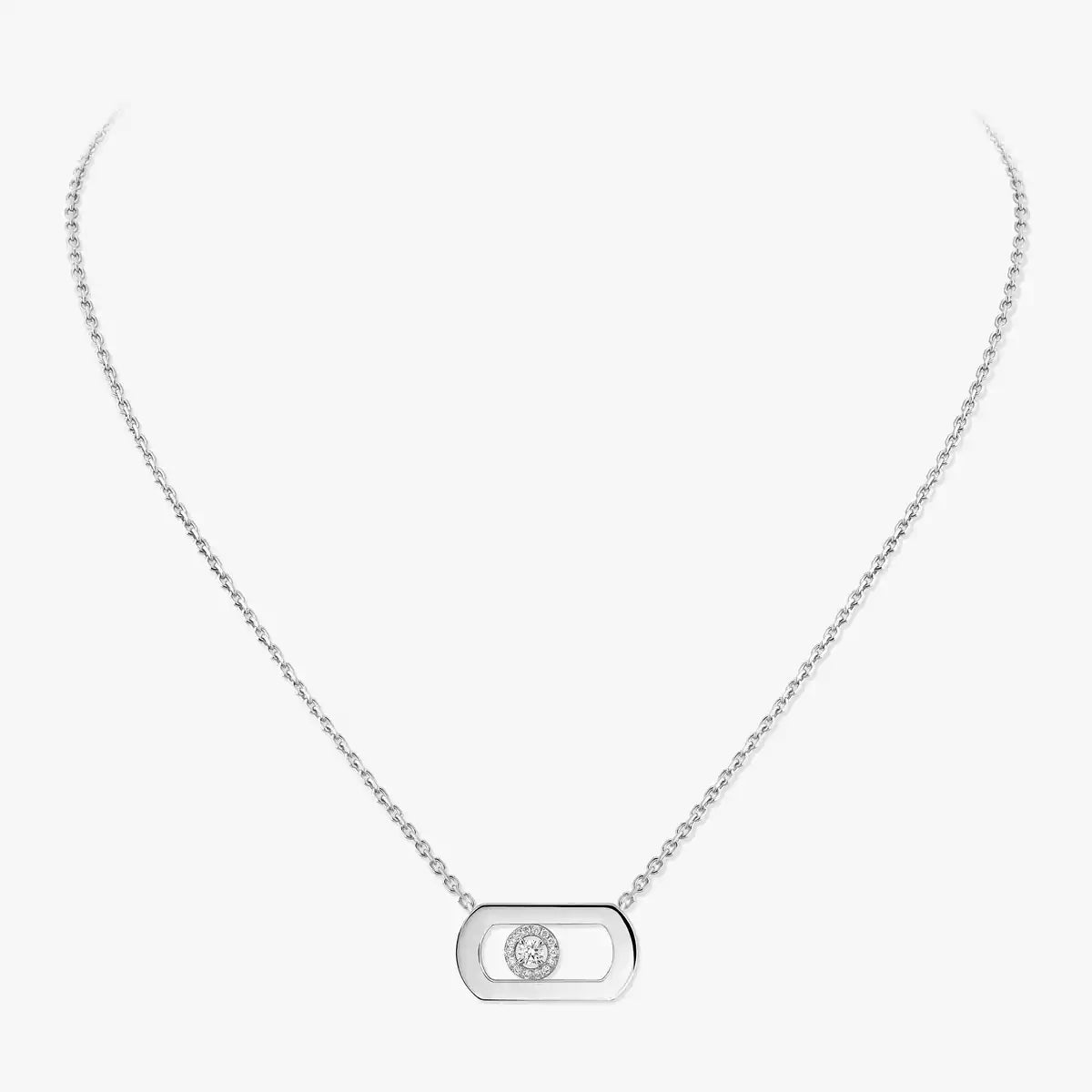 [Sophire Jewelry]So Move Diamond Necklace in Gold