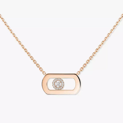 [Sophire Jewelry]So Move Diamond Necklace in Gold