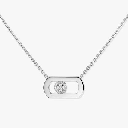[Sophire Jewelry]So Move Diamond Necklace in Gold